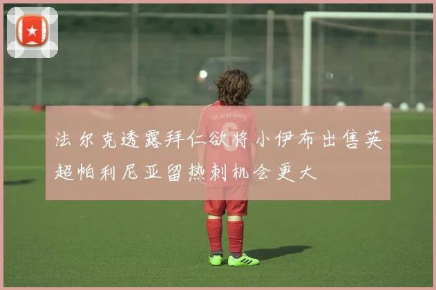 法尔克透露拜仁欲将小伊布出售英超帕利尼亚留热刺机会更大